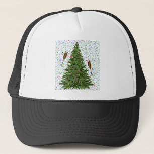 Gorra De Camionero árbol de navidad