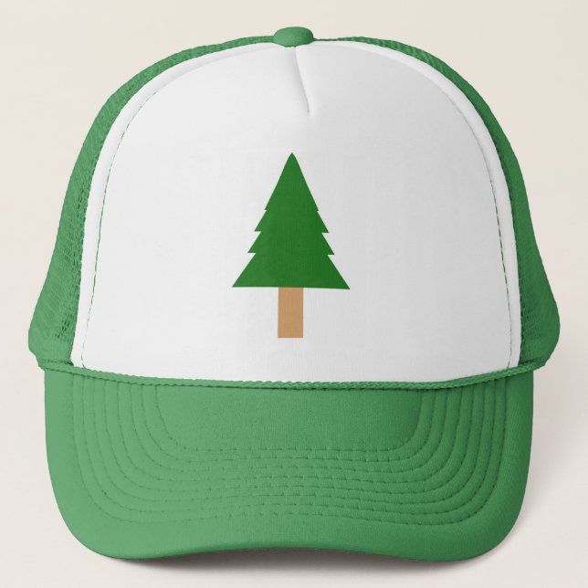Gorra De Camionero Árbol de Navidad (Anverso)