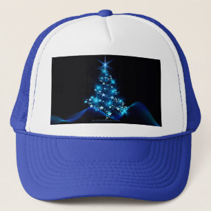 Gorra De Camionero Árbol de Navidad estilizado y brillante de Slipper
