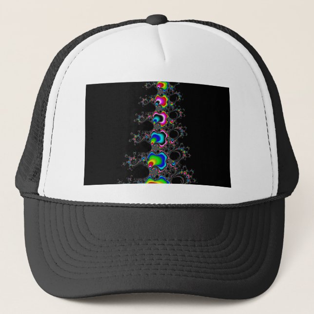 Gorra De Camionero Árbol de Navidad - Fractral (Anverso)