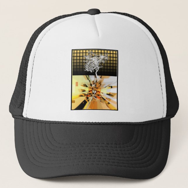 Gorra De Camionero Árbol de oro (Anverso)