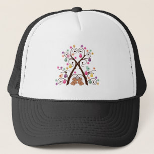 Gorra De Camionero Árbol de Pascua
