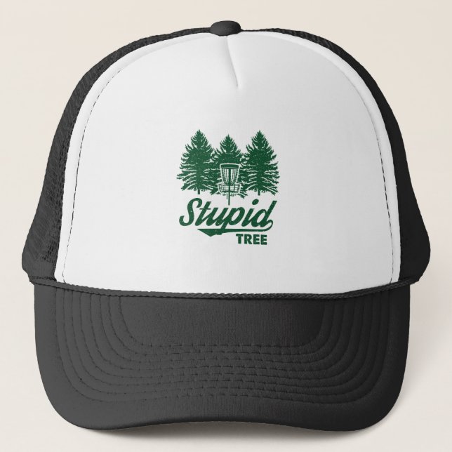 Gorra De Camionero Árbol estúpido (Anverso)