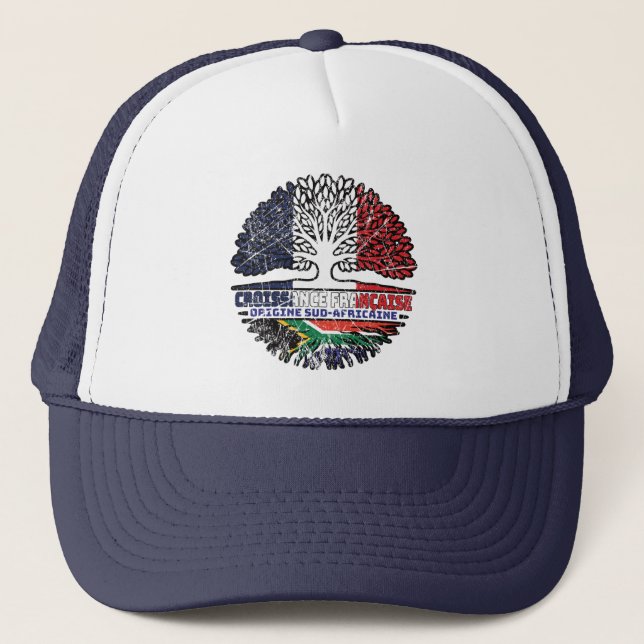 Gorra De Camionero Árbol francés sudafricano de Sudáfrica (Anverso)