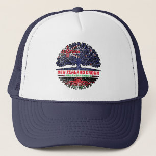Gorra De Camionero Árbol malauí neozelandés de Nueva Zelanda