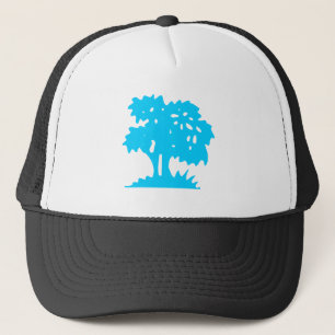 Gorra De Camionero Árbol personalizado - Azul cielo