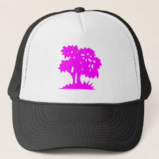 Gorra De Camionero Árbol personalizado - magenta