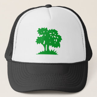 Gorra De Camionero Árbol personalizado - Verde de hierba