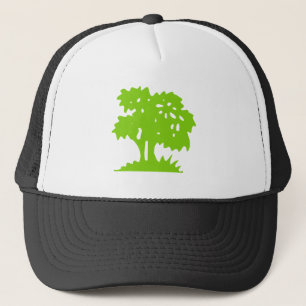 Gorra De Camionero Árbol personalizado - Verde marciano