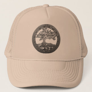 Gorra De Camionero Árbol plateado de la vida