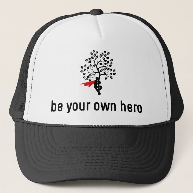 Gorra De Camionero Árbol que abraza al héroe (Anverso)