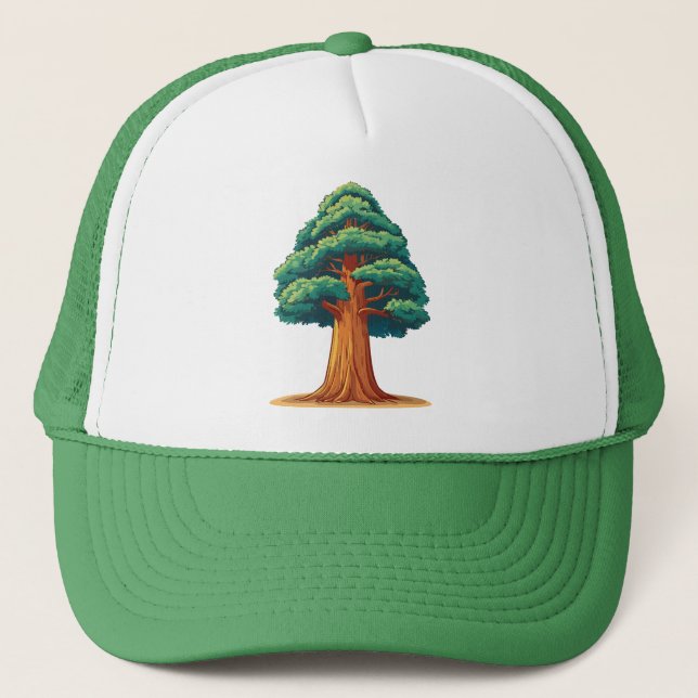 Gorra De Camionero árbol Sequoiadendron giganteum (Anverso)
