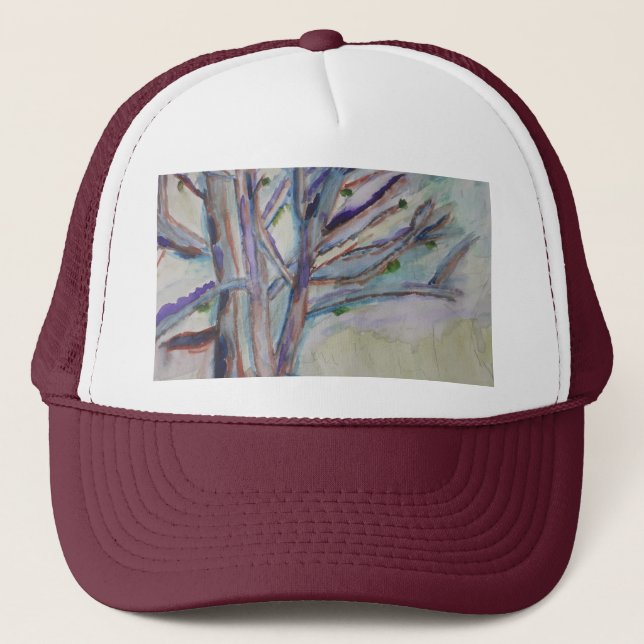 Gorra De Camionero Árboles abstractos (Anverso)