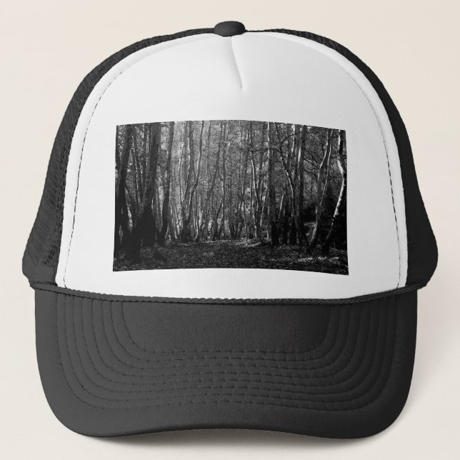 Gorra De Camionero Árboles BW (Anverso)