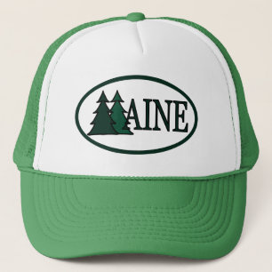 Gorra De Camionero Árboles de pino de Maine II
