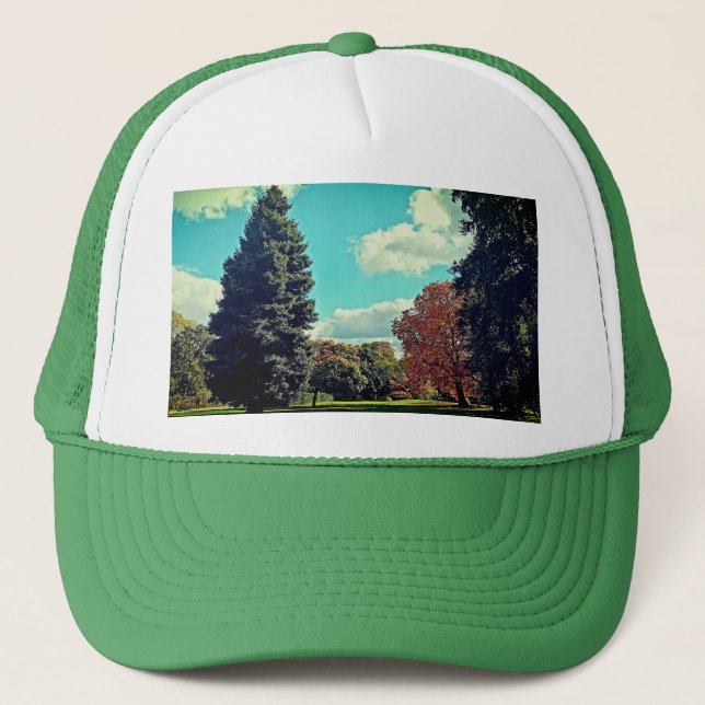 Gorra De Camionero Árboles , en el parque (Anverso)