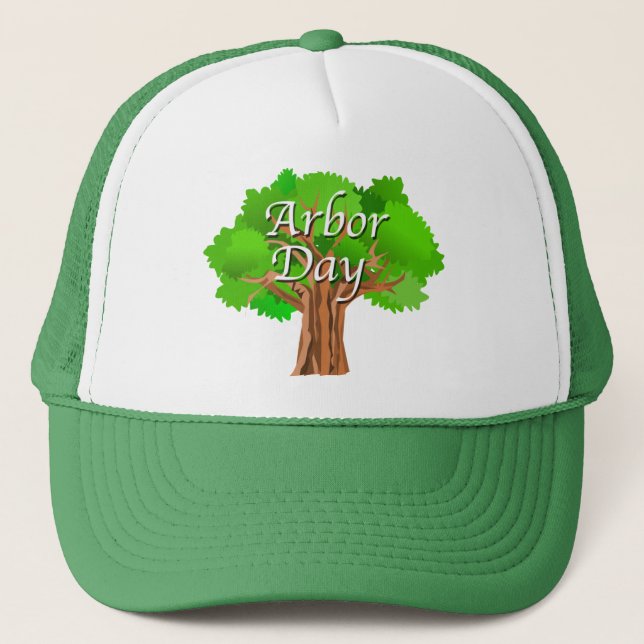 Gorra De Camionero Arbor Day Tree Holiday (Anverso)