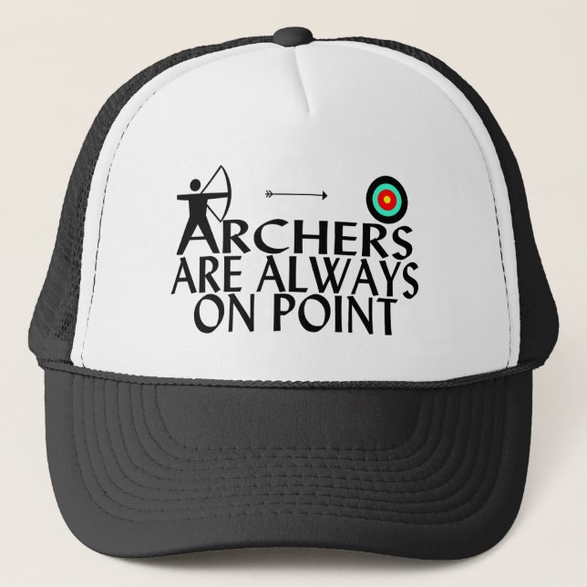 Gorra De Camionero Archers en punto (Anverso)