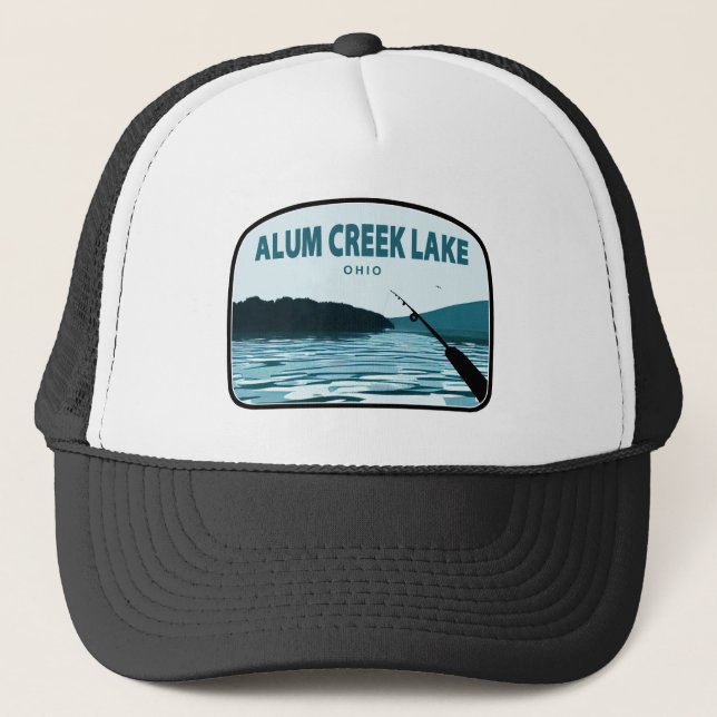 Gorra De Camionero Arco de pesca del lago Ohio (Anverso)