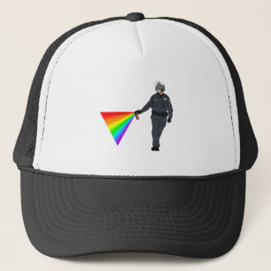 Gorra De Camionero Arco iris casual del poli del spray de pimienta