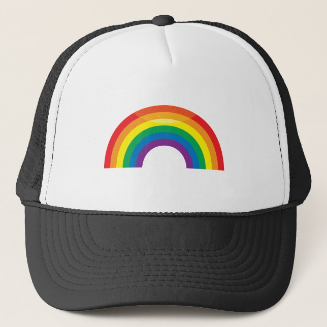 Gorra De Camionero Arco iris clásico (Anverso)