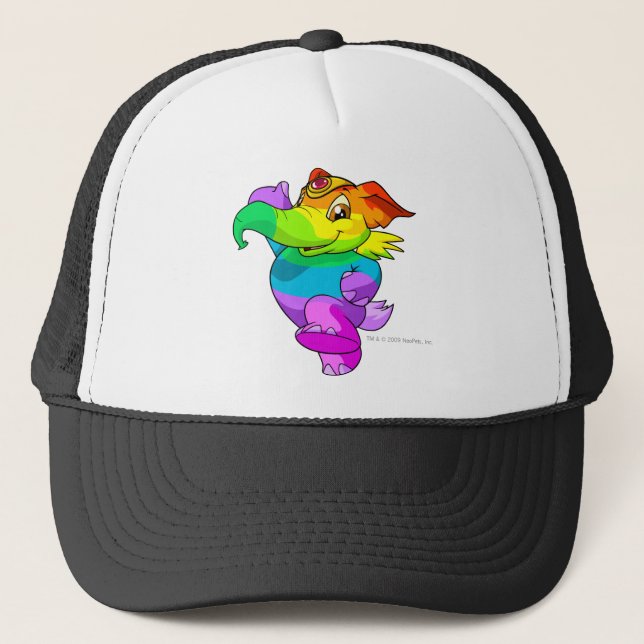 Gorra De Camionero Arco iris de Elephante (Anverso)