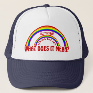 GORRA DE CAMIONERO ¿ARCO IRIS DOBLE - QUÉ SIGNIFICA?