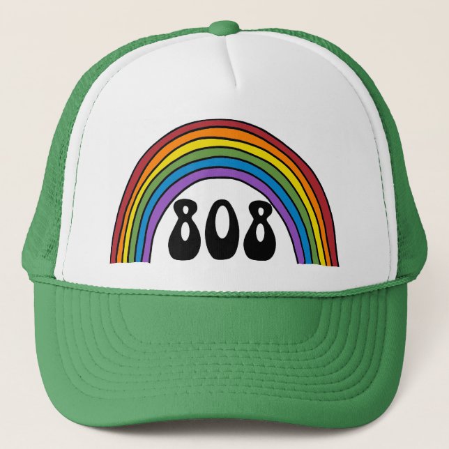 Gorra De Camionero Arco iris en los 808 (Anverso)