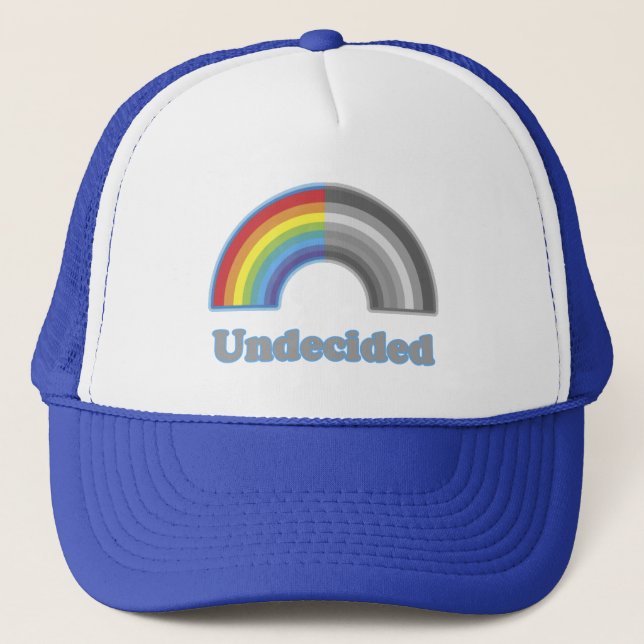 Gorra De Camionero Arco iris indeciso (Anverso)