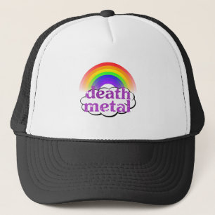 Gorra De Camionero Arco iris lindo del metal de la muerte