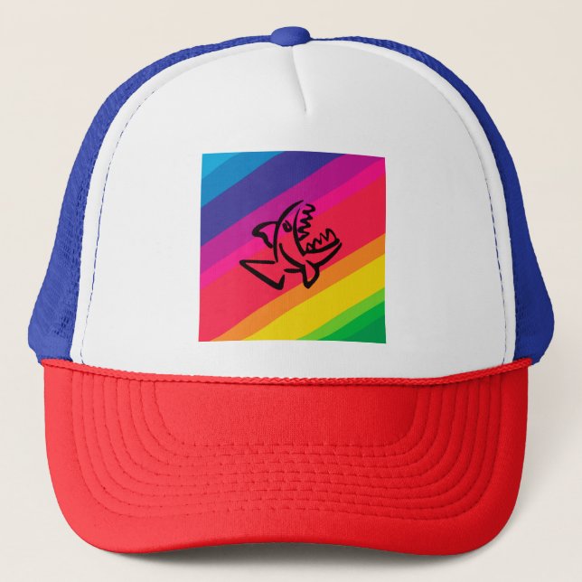 Gorra De Camionero Arcoiris (Anverso)