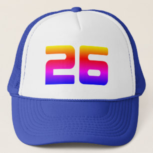 Gorra De Camionero Arcoiris 26 de cumpleaños