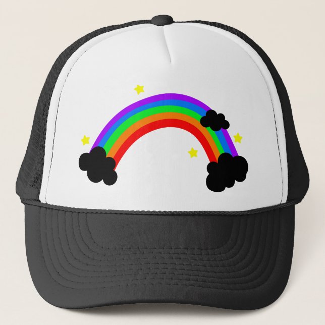 Gorra De Camionero Arcoiris colorido (Anverso)
