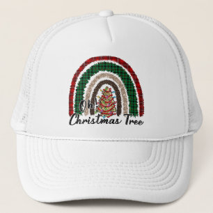 Gorra De Camionero Arcoiris de impresión de búfalo y leopardo (2)