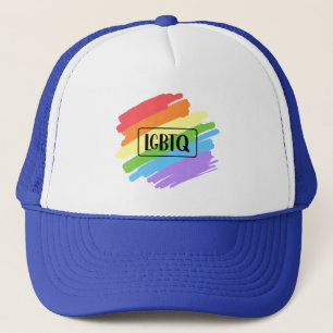 Gorra De Camionero Arcoiris de pinceles LGBTQ