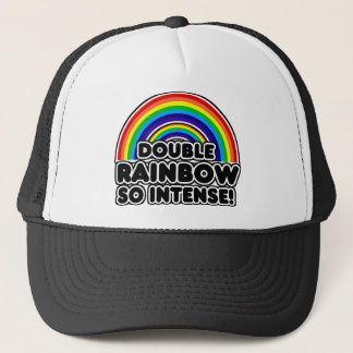 Gorra De Camionero Arcoiris doble tan intenso