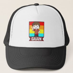 Gorra De Camionero Arcoiris grisáceo