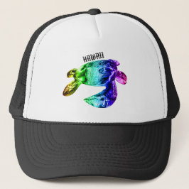 Gorra De Camionero Arcoiris honu de la tribu Hawaii