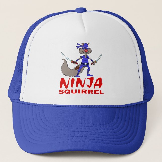 Gorra De Camionero Ardilla de Ninja (Anverso)