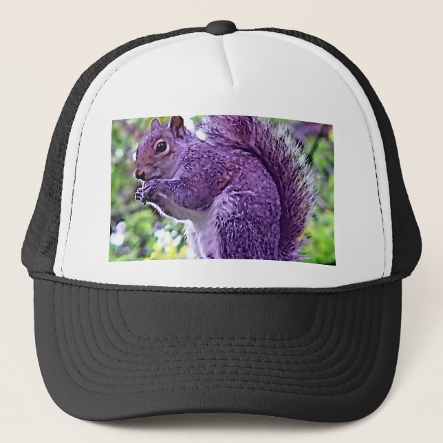 Gorra De Camionero Ardilla púrpura (Anverso)