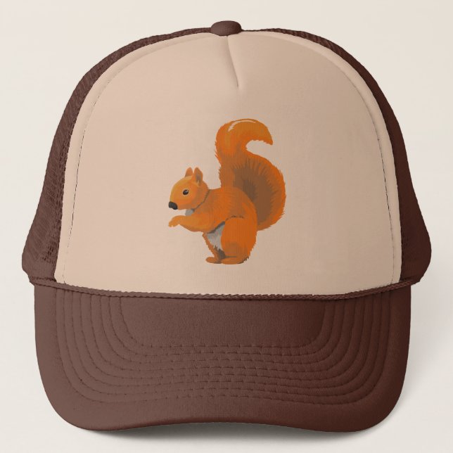 Gorra De Camionero Ardilla Scampering (Anverso)