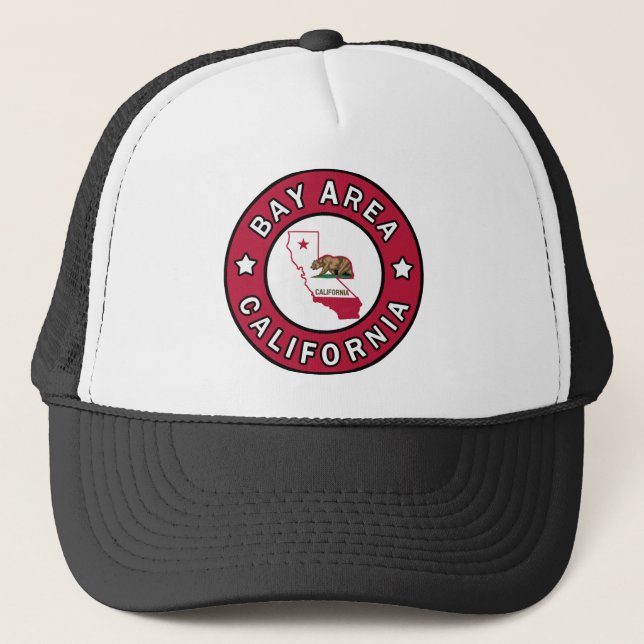 Gorra De Camionero Área California de la bahía (Anverso)