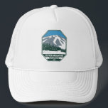 Gorra De Camionero Área de Esquí de Montaña de Cobre Colorado<br><div class="desc">Diseño artístico Copper Mountain Winter que muestra el paisaje invernal.</div>
