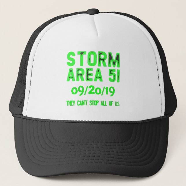 Gorra De Camionero área de tormenta 51 (Anverso)