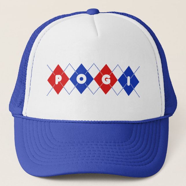Gorra De Camionero Argyle Pogi (Anverso)