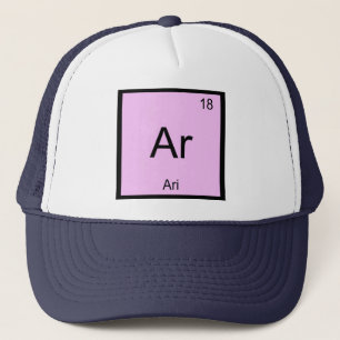 Gorra De Camionero Ari Nombre Química Elemento Tabla Periódica