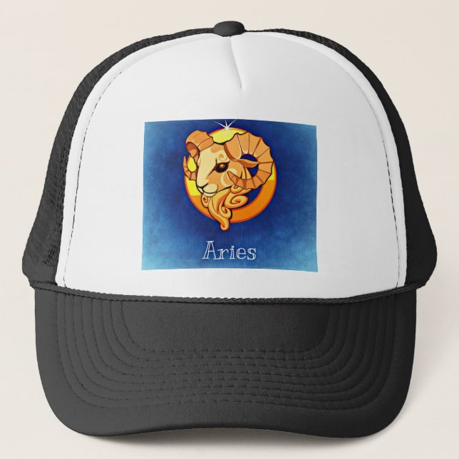 Gorra De Camionero Aries, Ariete (Anverso)