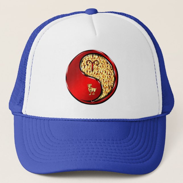 Gorra De Camionero Aries el Carnero (Anverso)