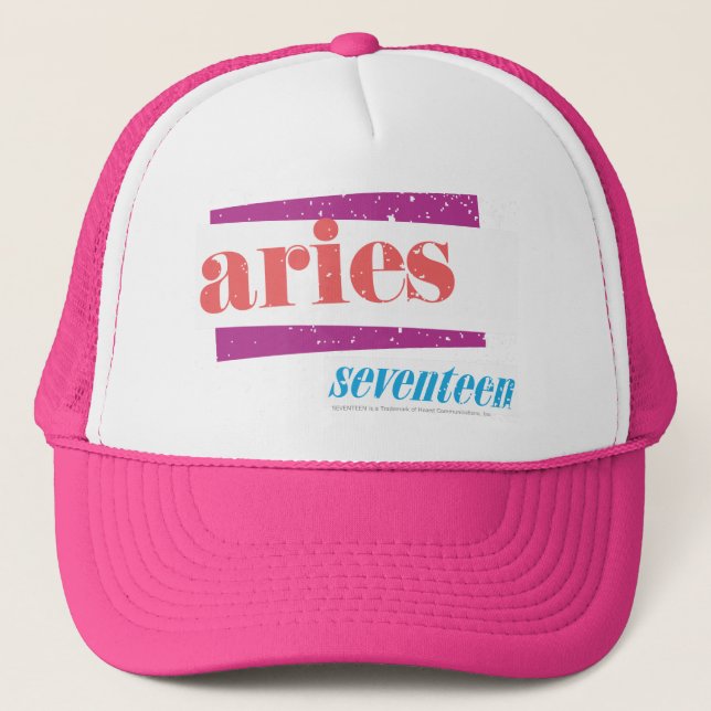Gorra De Camionero Aries Lt Pink (Anverso)