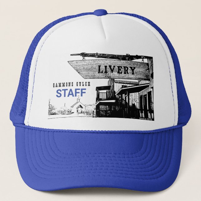 Gorra De Camionero Arizona Gammons Gulch Staff Film Crew (Anverso)